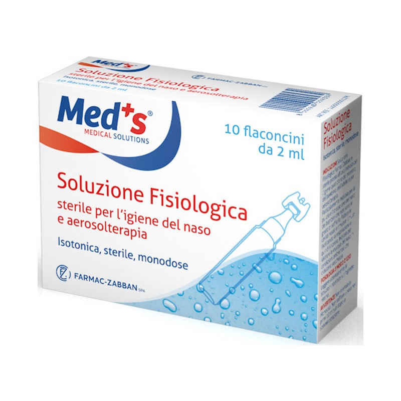 Farmac-zabban Soluzione Fisiologica Meds Sterile Astx10 Fl 2ml