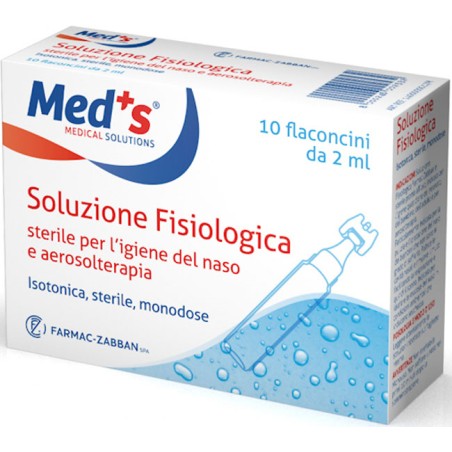 Farmac-zabban Soluzione Fisiologica Meds Sterile Astx10 Fl 2ml