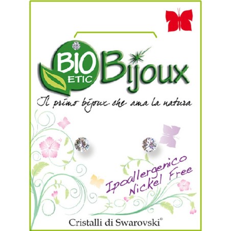 Bioetic Bijoux Orecchino Xirius 3,3mm Crystal