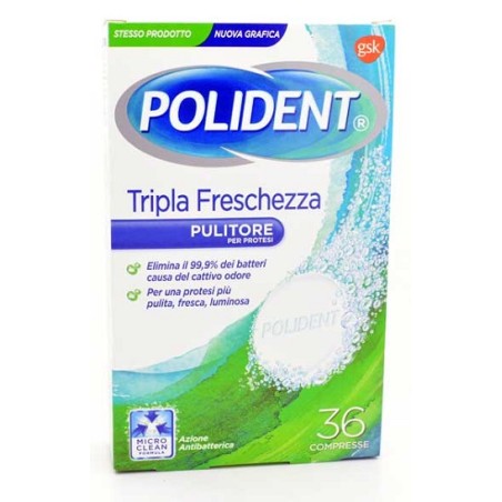 Haleon Italy Polident Tripla Freschezza 36 Compresse