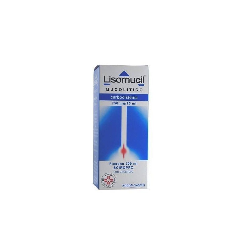 Eg Lisomucil Tosse Mucolitico 100 Mg/5 Ml Sciroppo Con Zucchero Lisomucil Tosse Mucolitico 100 Mg/5 Ml Sciroppo Senza Zucchero C