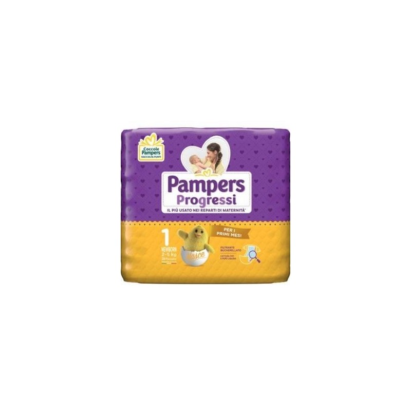 Fater Pampers Progressi Newborn Pannolino 1 2-5kg 28 Pezzi