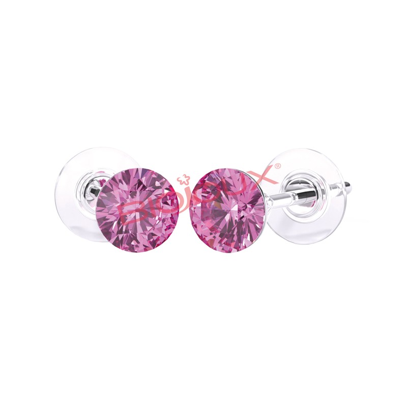 Sanico Bjt946 Orecchini Swarovski Rose Stainless Steel