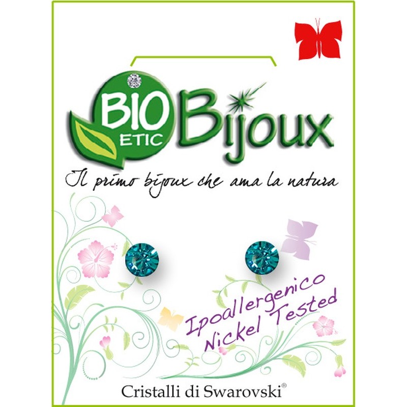 Bioetic Bijoux Orecchino Xirius 4,1mm Blue Zircon