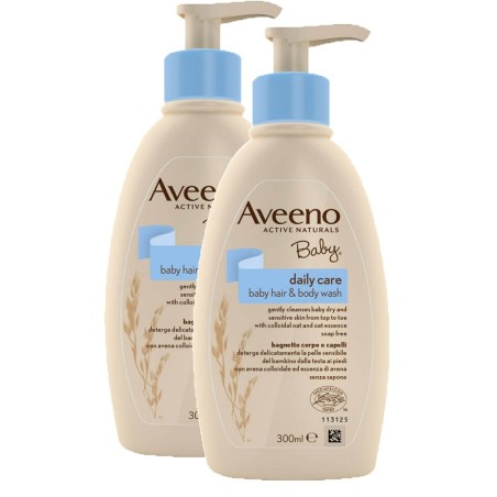 Johnson & Johnson Aveeno Baby Bagnetto Testa Piedi 300 Ml Bundle Promo