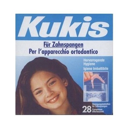 Procter & Gamble Kukis Cleanser 28 Compresse Per Pulizia Apparecchi Ortodontici