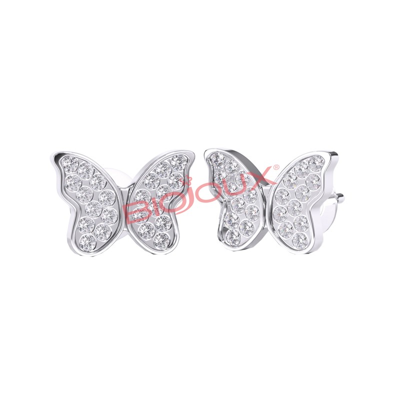 Sanico Bjt979 Orecchini Butterfly Stainless Steel