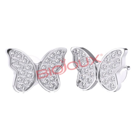 Sanico Bjt979 Orecchini Butterfly Stainless Steel