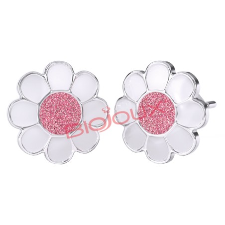 Sanico Bjt713 Orecchini Rose Flowe Stainless Steel