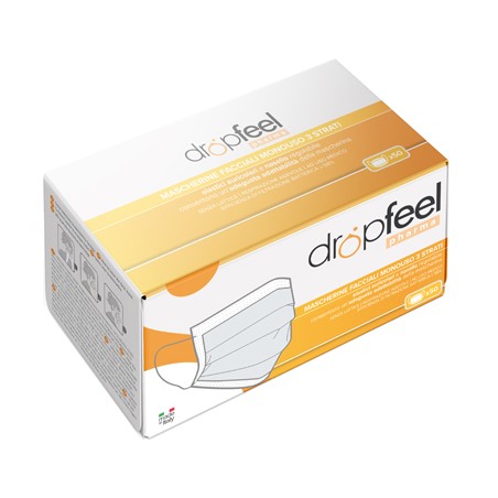 Difar Distribuzione Mascherina Uso Medico Dropfeel Pharma Monouso Tipo Ii Bianca 2 X 25 Pezzi