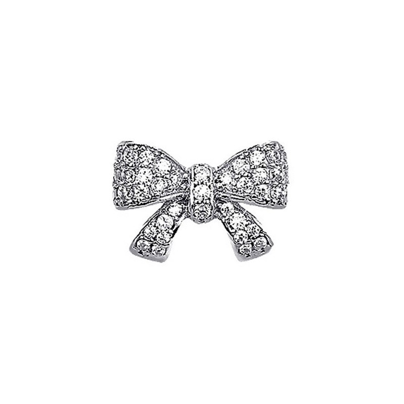 Sanico Bjt208 Orecchini Bow Tie Crystal Stainless Steel