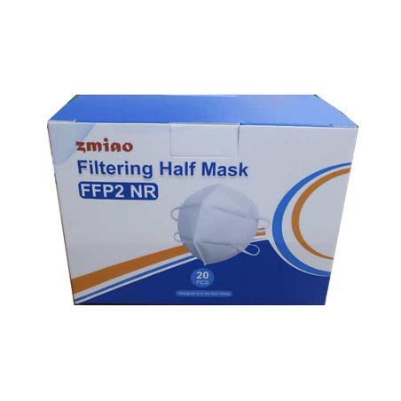 Dongguan Zmiao Health Tech. Co. Mascherina Filtering Half Mask Filtrante Ffp2 Senza Valvola Con Elastici E Nasello In Alluminio 