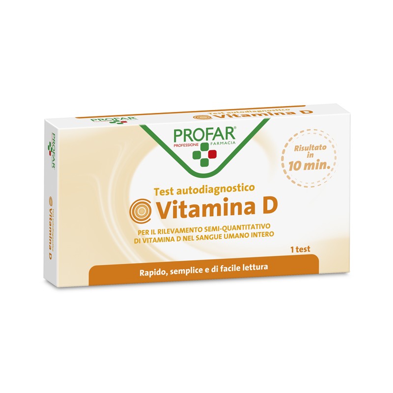 Federfarma. Co Profar Test Vitamina D Rilevazione Semi-quantitativa Vitamina D Nel Sangue Umano Intero 1 Pezzo