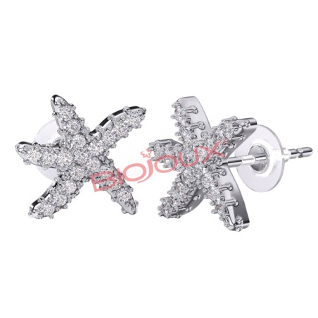 Sanico Bjt260 Orecchini Starfish Stainless Steel