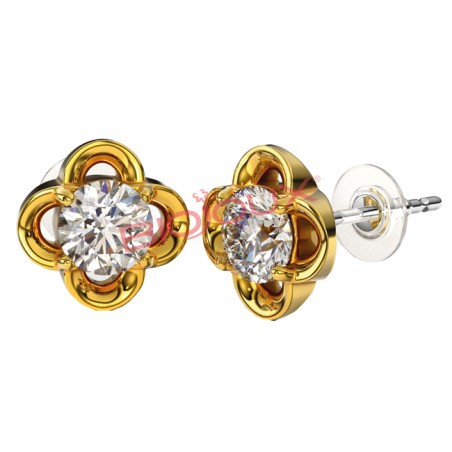 Sanico Bjt243 Orecchini Duchess Steel Sw Gold Plated