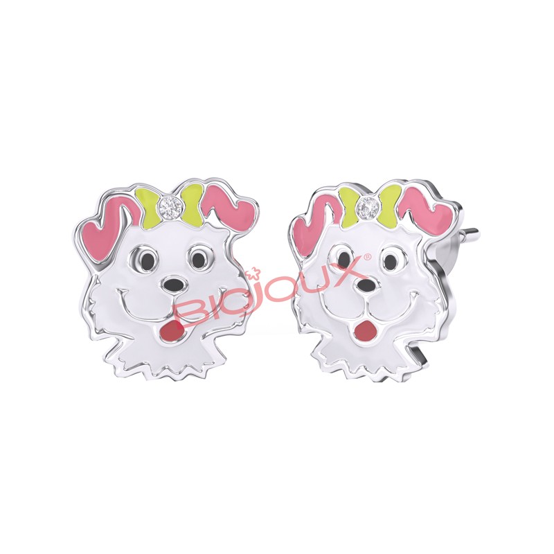 Sanico Bjt732 Orecchini Nala Puppy Stainless Steel