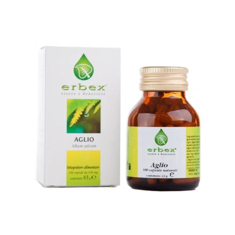 Erbex Aglio 100 Capsule 430 Mg