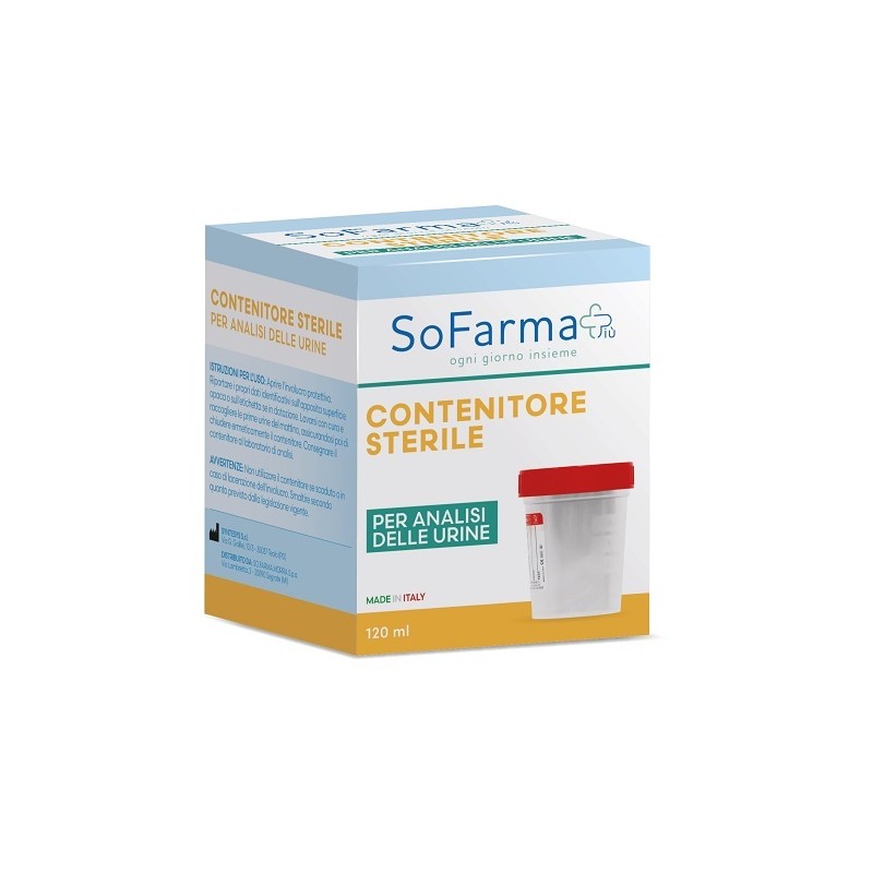 So. Farma. Morra Contenitore Urina In Polipropilene Da 120 Ml Sofarmapiu'