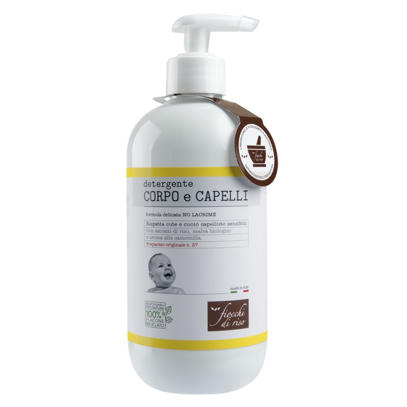 Artsana Fiocchi Di Riso Detergente Corpo/capelli Camomilla 400 Ml