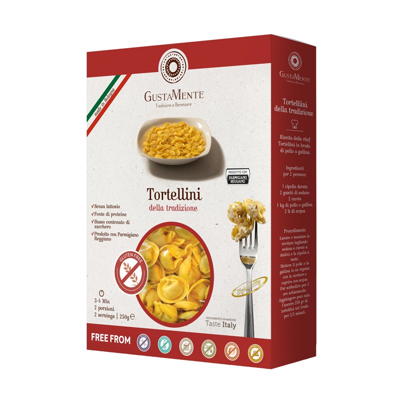 Taste Italy Gustamente Tortellini Prosciutto 250 G