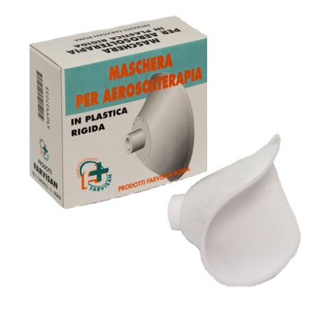 Farvisan Maschera In Plastica. Ricambio Per Aerosolterapia