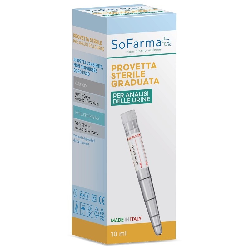 So. Farma. Morra Provetta Urina 10 Ml Sofarmapiu'