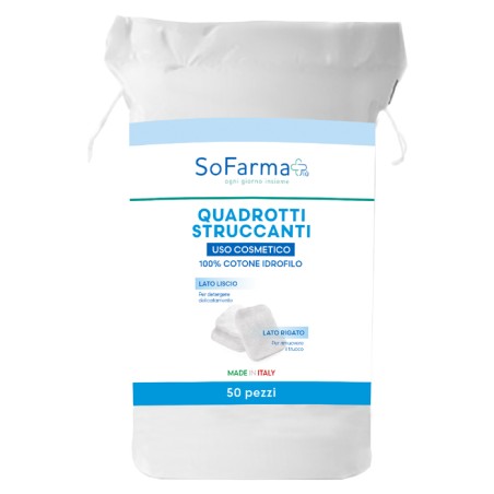 So. Farma. Morra Quadrotti Struccanti 50 Pezzi Sofarmapiu'