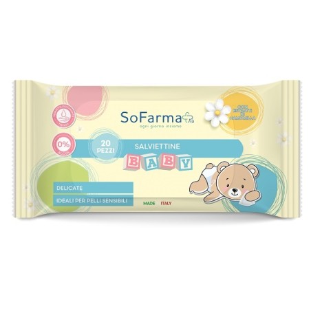 So. Farma. Morra Salviettine Baby Camomilla 20 Pezzi Sofarmapiu'