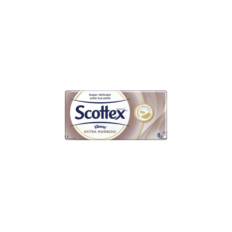 Kimberly Clark Italia Scottex Extra Morbido Fazzoletti 8 Pezzi