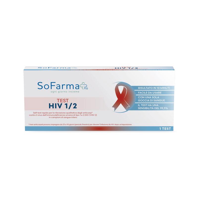 So. Farma. Morra Test Autodiagnostico Hiv 1/2 Sofarmapiu'