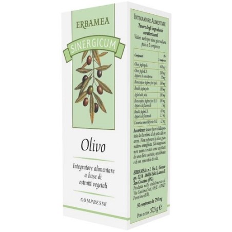 Erbamea Sinergicum Olivo 50 Compresse