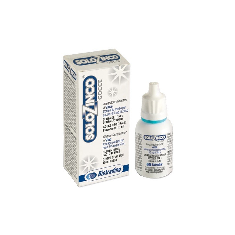 Biotrading Unipersonale Solozinco Gocce 15 Ml