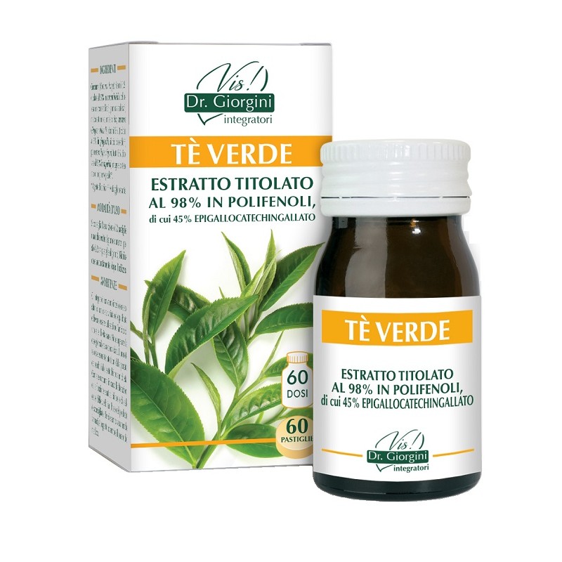 Dr. Giorgini Ser-vis Te Verde Estratto Titolato 30 G 60 Pastiglie