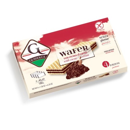 Guidolce Wafer Con Crema Al Cacao 4 Porzioni X 45 G