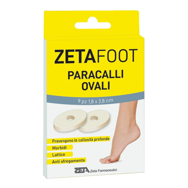 Zeta Farmaceutici Zetafoot Paracallo Ovale Lattice 9 Pezzi