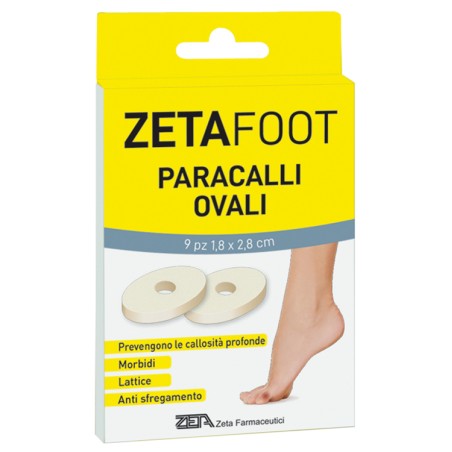 Zeta Farmaceutici Zetafoot Paracallo Ovale Lattice 9 Pezzi