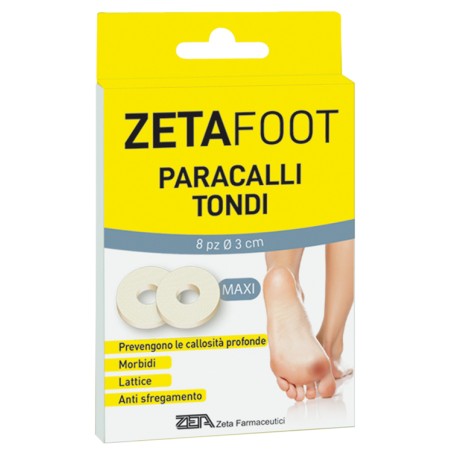 Zeta Farmaceutici Zetafoot Paracallo Grande Tondo Lattice 8 Pezzi