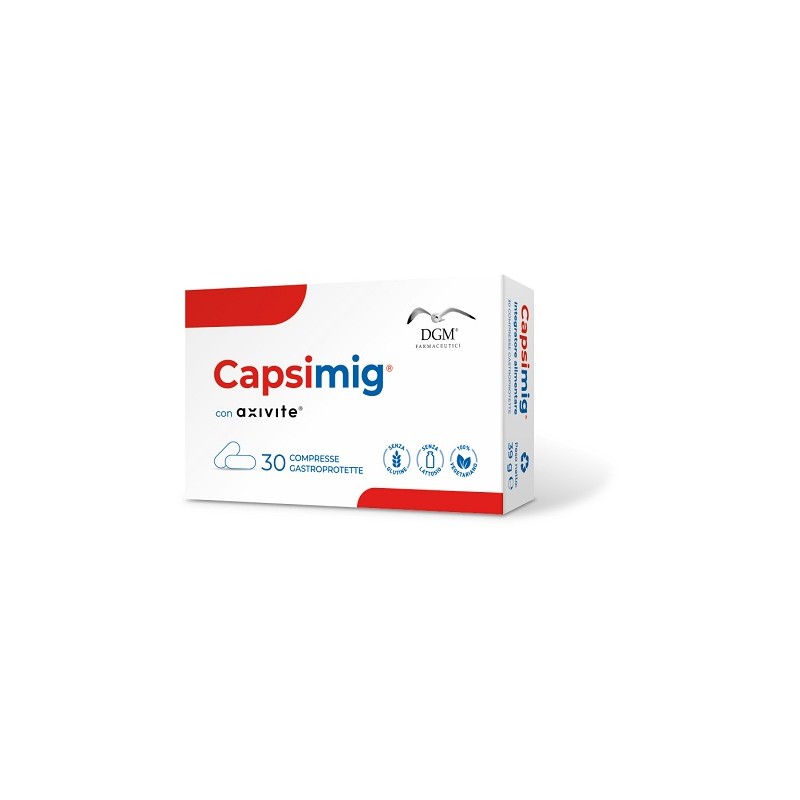 Dgm Farmaceutici Capsimig 30 Compresse Gastroprotette