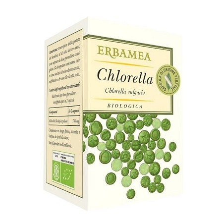 Erbamea Chlorella Biologica 50 Capsule