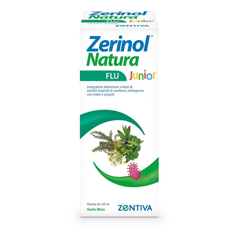 Zentiva Italia Zerinol Natura Flu Junior Sciroppo 150 Ml