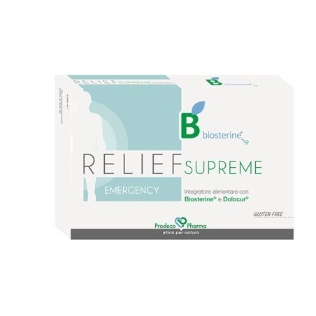 Prodeco Pharma Biosterine Relief Supreme Emergency 12 Compresse