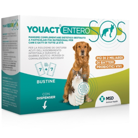 Msd Animal Health Youact Entero Sos 14 Bustine