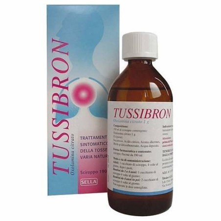 Sella Tussibron 1% Sciroppo Tussibron 100 Mg Compresse Oxolamina Citrato Medicinale Equivalente