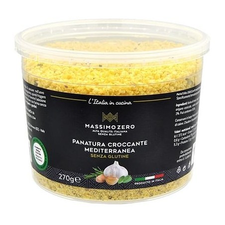 Massimo Zero Preparato Panatura Croccante Mediterranea Senza Glutine 270 G