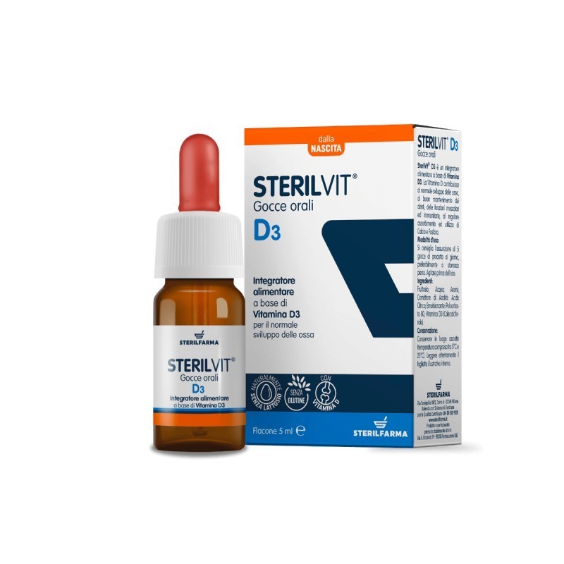 Sterilfarma Sterilvit D3 Gocce 5 Ml