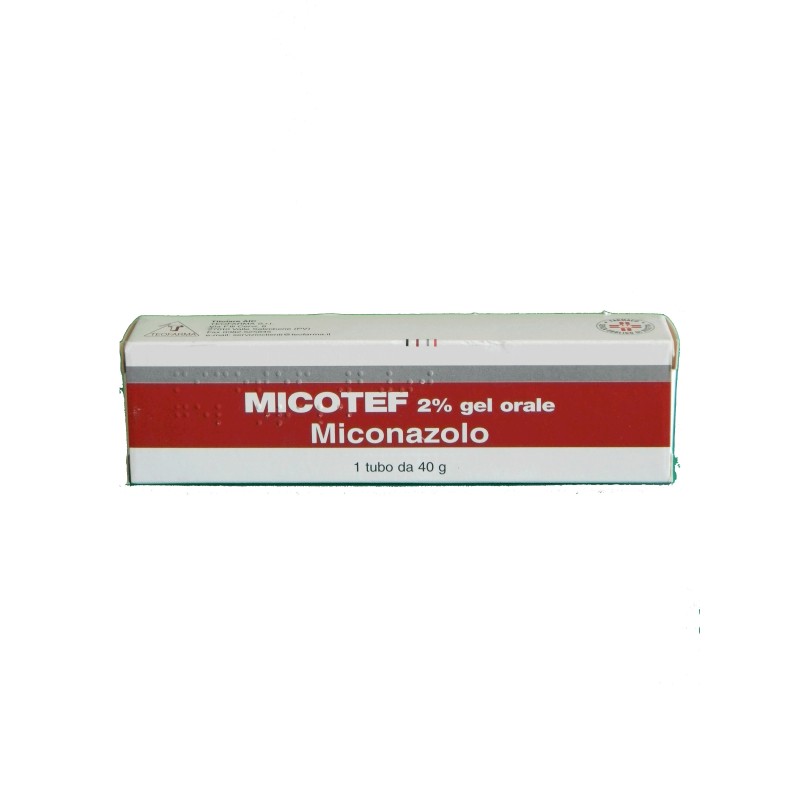 Teofarma Micotef 2 % Gel Orale Miconazolo