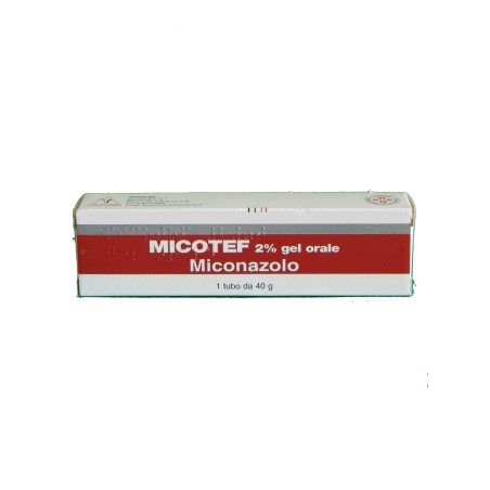 Teofarma Micotef 2 % Gel Orale Miconazolo