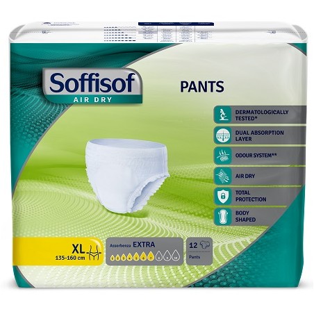 S. I. L. C. Pannolone Soffisof Air Dry Pants Extra Extra Large 12 Pezzi