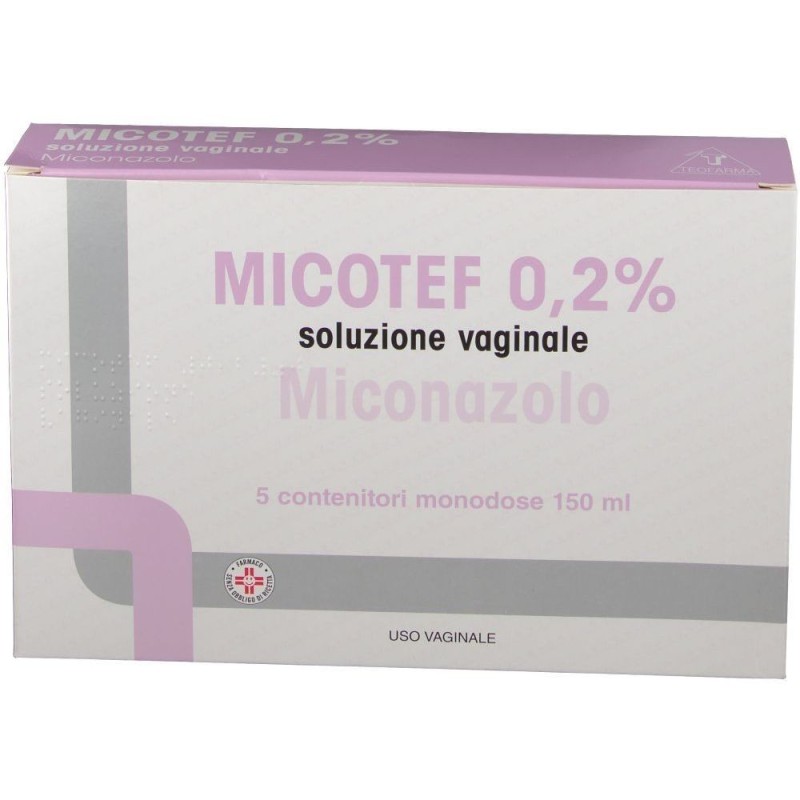 Teofarma Micotef 0,2% Soluzione Vaginale Miconazolo