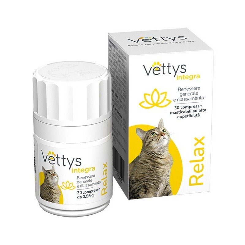 Pharmaidea Vettys Integra Relax Gatto 30 Compresse Masticabili